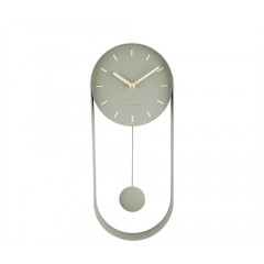 Dizajnové kyvadlové nástenné hodiny 5822DG Karlsson Charm, 50 cm